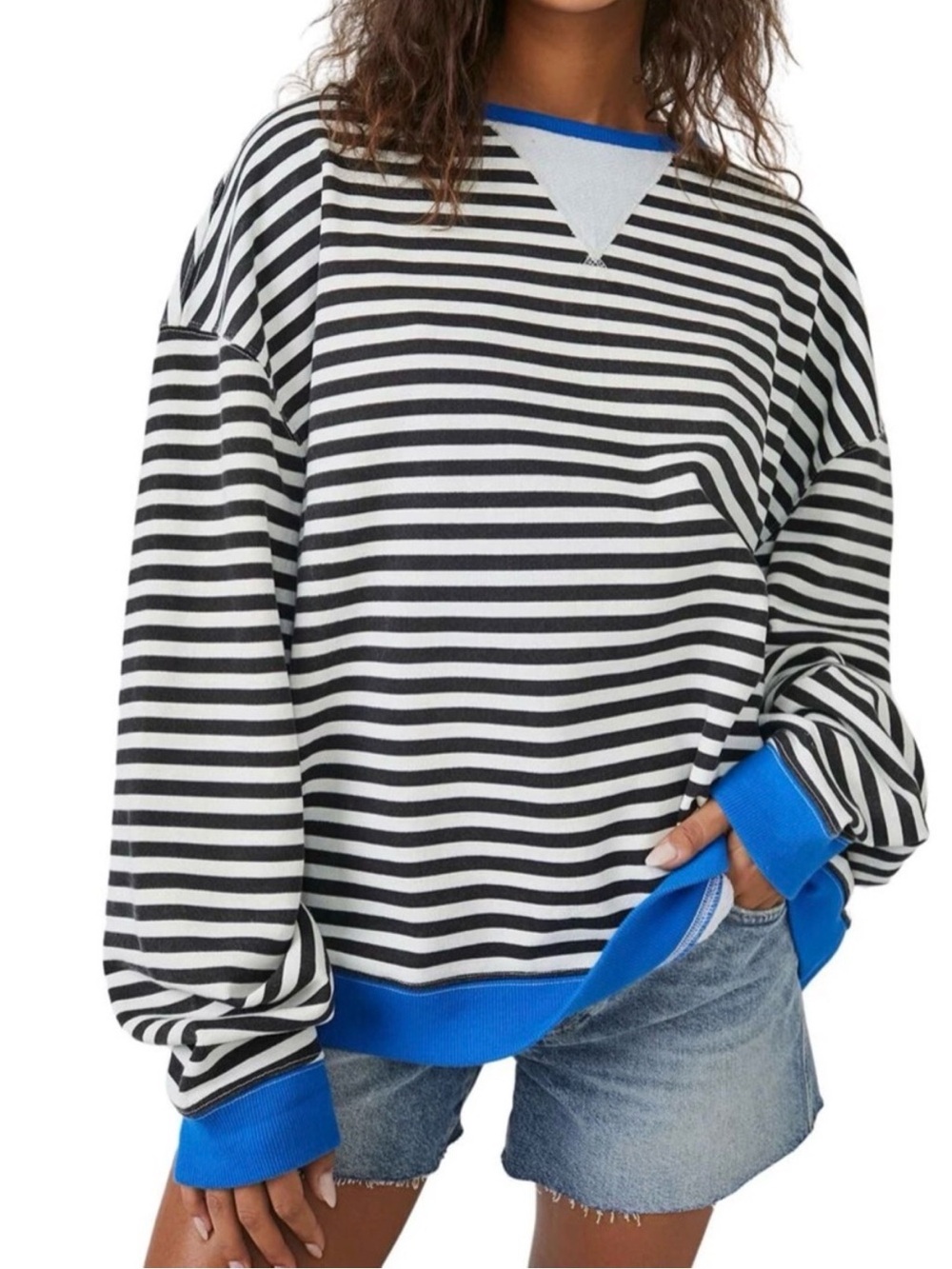 FP movement stripe pullover